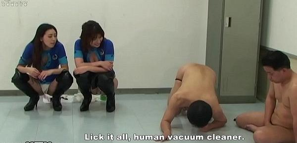  Japanese Femdom Ejaculation is managed in the chastity belt